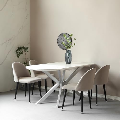 Modern Table Base 29" Metal Dining Table Legs - Image 4
