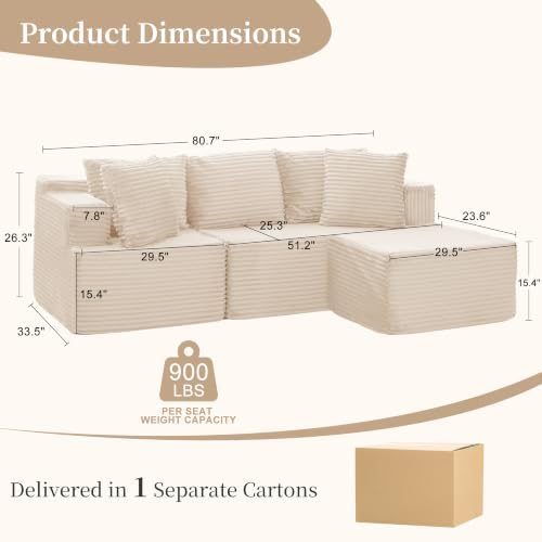 Korser Cloud Modular Sectional Sofa - Image 2