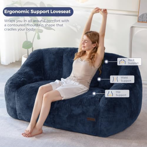 MAXYOYO Bean Bag Chair, Comfy Bean Bag Sofa - Image 4