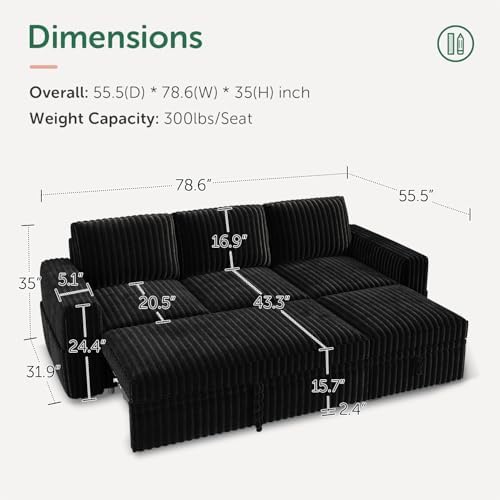 HONBAY Modular Sectional Sofa - Image 2