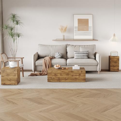 Coffee Table Set of 3 for Living Room - Image 3