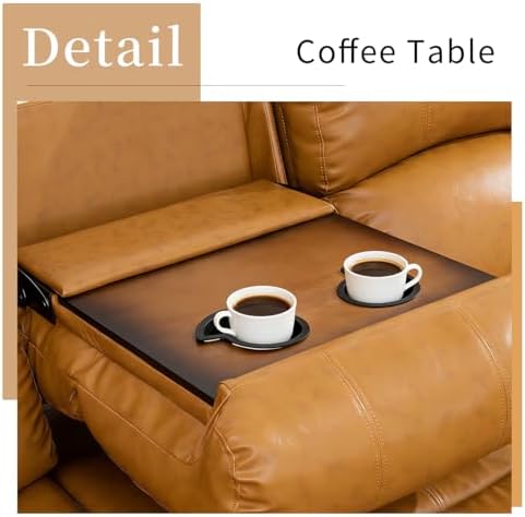 Recliner Sofa Set, Manual Reclining Couch Set, Living Room Furniture Sets - Image 6