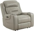 Watson & Whitely Oversized Genuine Leather Power Recliner Chair by WatsonWhitely