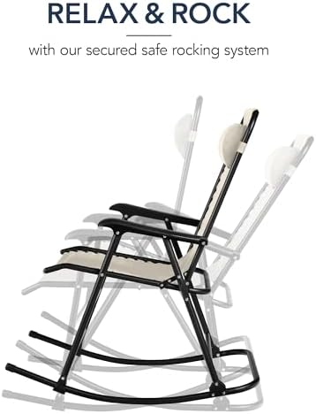 Best Choice Products Outdoor Patio Rocking Chair - Image 4