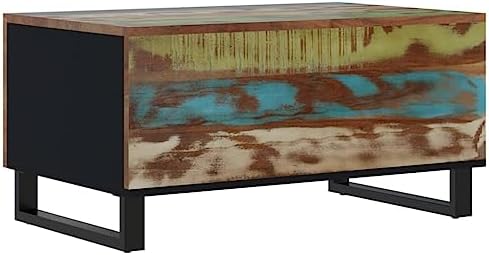 Rustic Reclaimed Wood Coffee Table, Modern Living Room Centerpiece, - Image 7