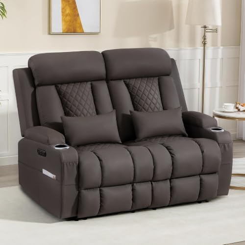 Zero Wall Hugger Power Reclining Loveseat by Neptane