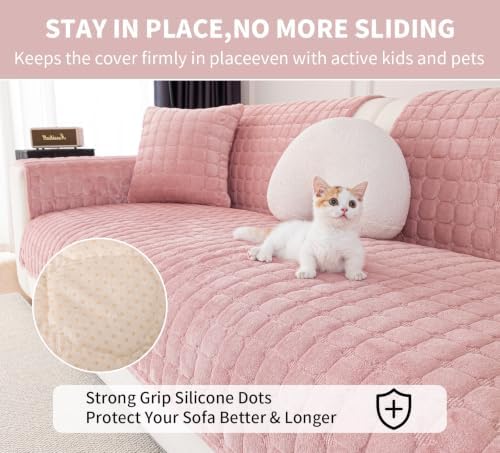Velvet Couch Covers for Sectional Sofa - Image 4