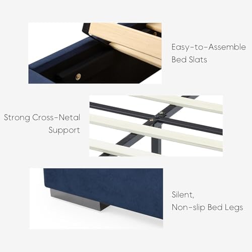 King Size Upholstered Bed Frame - Image 6