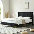 YUHUASHI Queen Bed Frame，Platform Bed by YUHUASHI