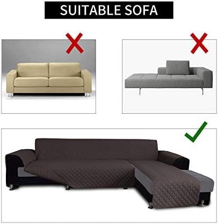 Easy-Going Reversible L-Shape Sectional Couch Cover - Image 4