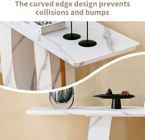 LKTART 55" MDF Console Table for Entryway, Narrow Entryway Table - Image 4