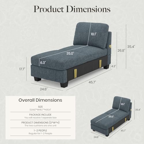 Belffin Modular Sectional Sleeper Sofa Bed - Image 2