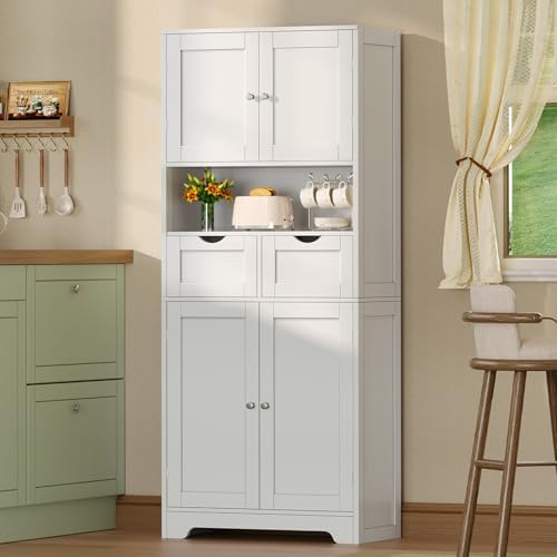 TEENFON Tall Bathroom Storage Cabinet - Image 5