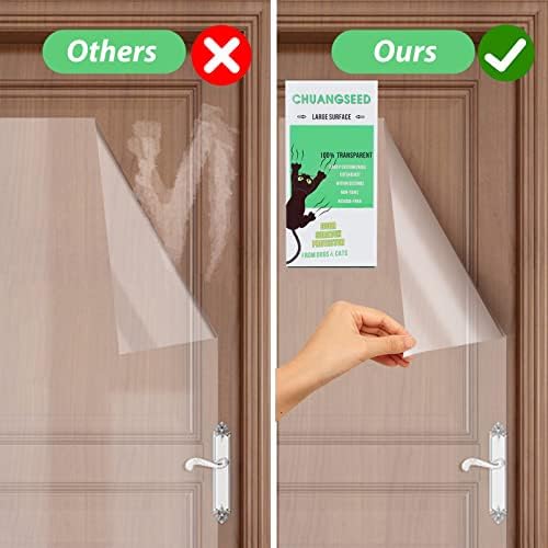 Door Protector from Dog Scratching 118" x 8.2" Cat Scratch Door Frame Single - Image 3