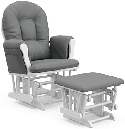 Storkcraft Premium Hoop Glider & Ottoman by Storkcraft