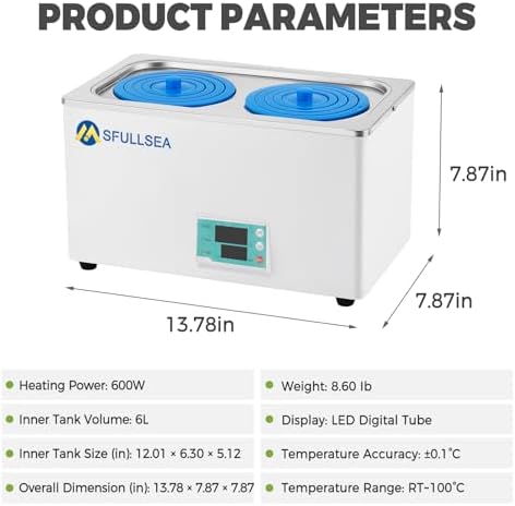Lab Water Bath Digital Thermostatic Heater - Image 5
