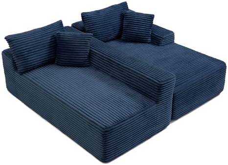 105-Inch L-Shaped Right Facing Corner Compressed Sofa Modular Sectional - Image 5