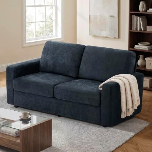 69” Chenille 2-Seat Sofa w/Comfortable Back Cushions by ACMEASE