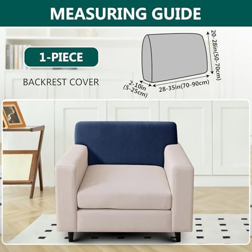 UNBBRRL Stretch Sofa Backrest Cushion Cover - Image 2