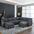 122.8" Large Sectional Couches for Living Room by ZXDesign