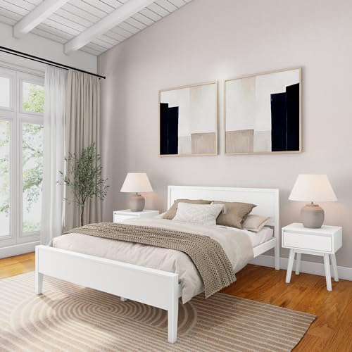 Plank+Beam Classic Single Bed, Panel Headboard by PlankBeam