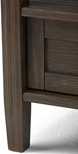 SIMPLIHOME Warm Shaker 20" End Tables in Farmhouse Brown - Image 7