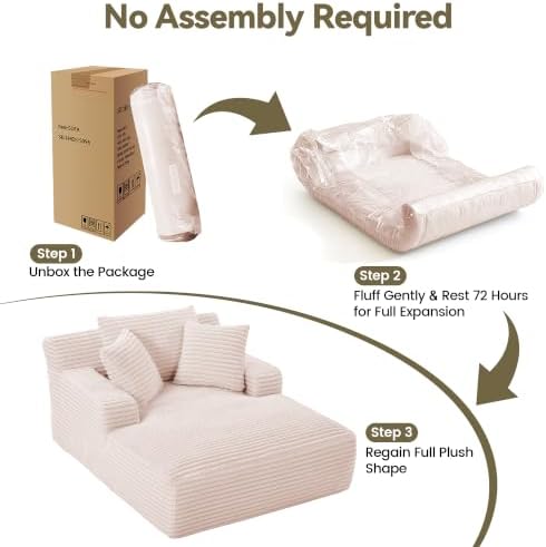NicBex 66”Oversized Chaise Lounge Chair Indoor - Image 6