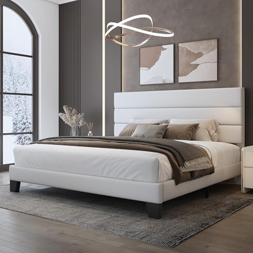 WEEWAY King Size Velvet Bed Frame by WEEWAY