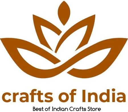 Craftsofindia® Set of 4 Birds Shaped Premium Hand-Carved Wooden Block Stamps for Textile, Paper, Clay, Tattoo - Enhanced Print Impressions