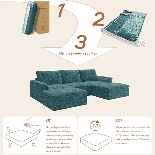 EASE MOOSE Boneless Couches for Living Room - Image 3