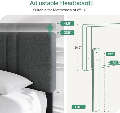 Novilla Full Size Bed Frame - Image 5