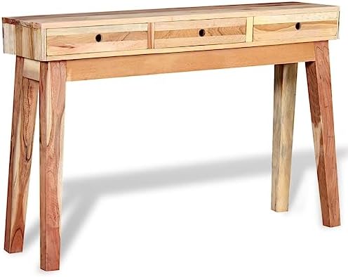 Vintage Solid Reclaimed Wood Console Table - Image 3