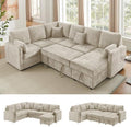 7 Seater 112'' Sectional Sleeper Sofa by Arcrinte