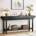 Tribesigns 70.8-Inch Solid Wood Long Console Table, Farmhouse Entryway Table by Tribesigns