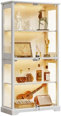 LELELINKY Farmhouse Glass Display Cabinet by LELELINKY