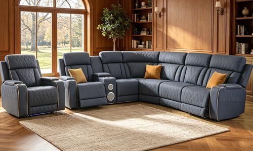 Power Reclining Sectional Sofa Set by PonlivingFurniture