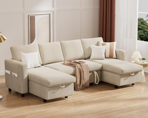 Vipbear 104" Sectional Sleeper Sofa Bed - Image 2
