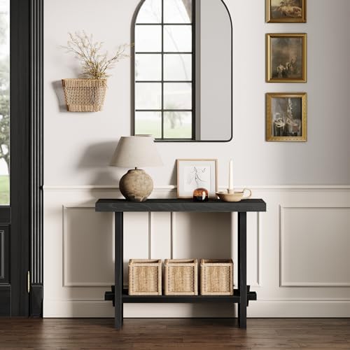 Nathan James Virgo Wood Accent Storage Console Sofa Table, - Image 3
