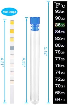 DaToo 8 in 1 Aquarium Test Kit Fish Tank Test Strips Accurate Water Quality - Image 2