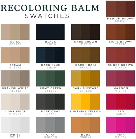Clyde's™ Leather Company Leather Recoloring Balm – Color Restore & Scratch - Image 3