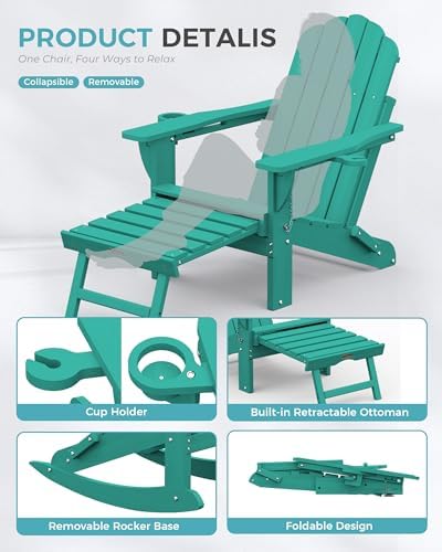 Ciokea Adirondack Rocking Chair - Image 6