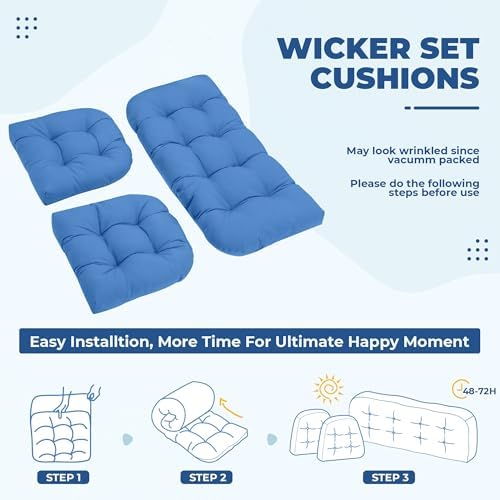 DANGHOOGY Wicker Chair Cushions - Image 6