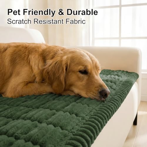 Smiry Couch Cover for Dogs, Non Slip Washable Sofa Protector for Pets - Image 3