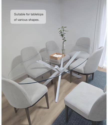 Modern Table Base 29" Metal Dining Table Legs - Image 3