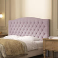 Furpopup Velvet Queen Size Headboard Only, Upholstered Wall Mount by Furpopup