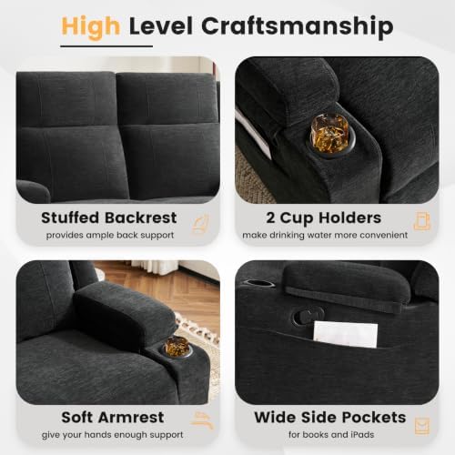 Recliner Loveseat, Double Recliner Loveseat - Image 4