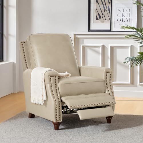 HULALA HOME Genuine Leather Manual Recliners Set of 2 - Image 3