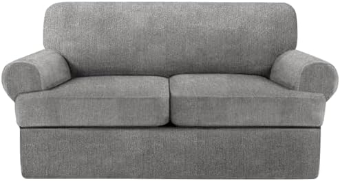 T Cushion Loveseat Slipcover 3 Pieces Sofa Covers by Jcones