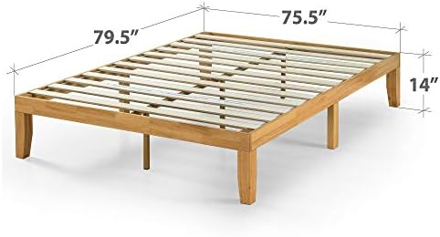 ZINUS Moiz Wood Platform Bed Frame / Wood Slat Support / No Box Spring Needed / - Image 2