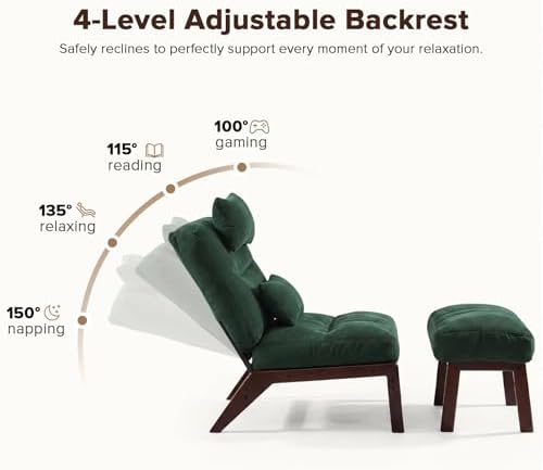 GEMBED Corduroy Accent Chair - Image 4